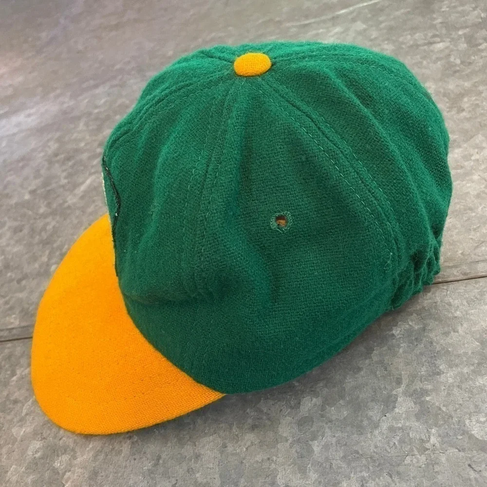 Vintage New Era Oakland A's Athletics Fitted Hat Cap 60s USA 6 1/2, 6 5/8, 6 3/4